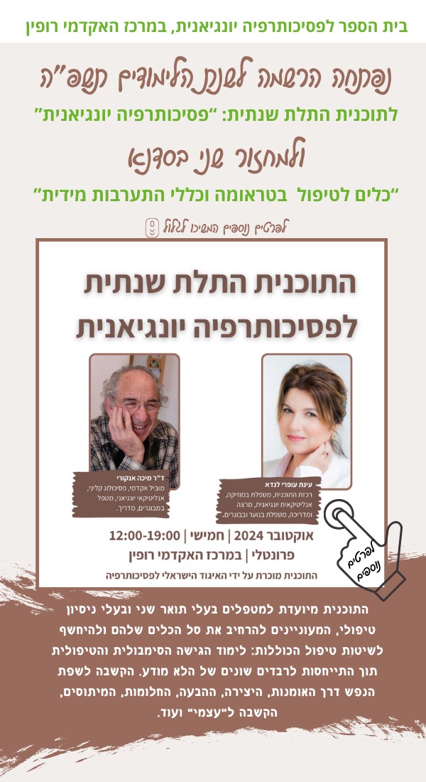 התכנית לפסיכותרפיה יונגיאנית